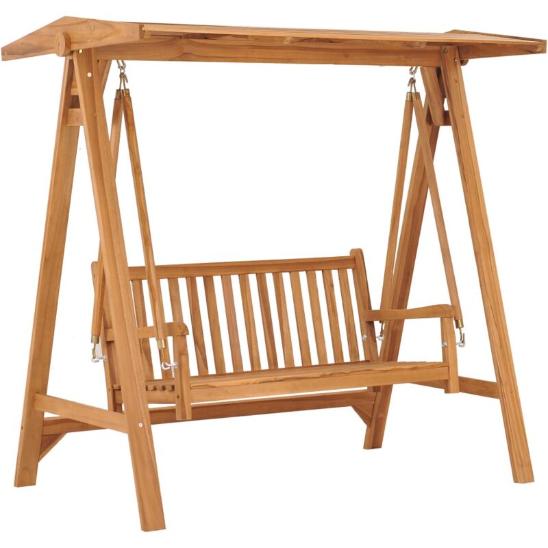 foto del prodotto dondolo da giardino 170 cm in legno massello di teak