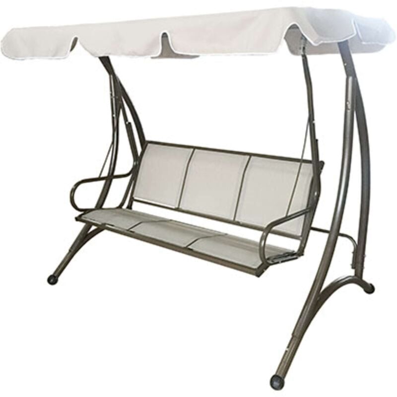 foto del prodotto dondolo kuta domus acciaio vern textilene cm 194x119 h.cm 170 1 pezzo