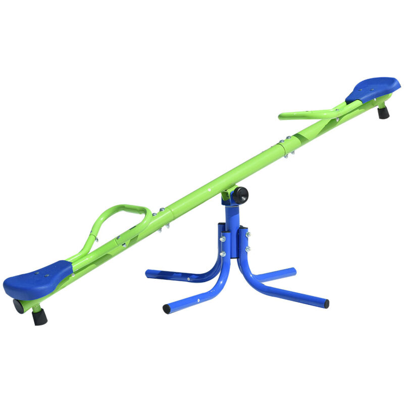 foto del prodotto dondolo per bambini da giardino 3 anni in metallo up down outdoor toys 151x33x56 cm sali scendi supporta fino a 30 kg