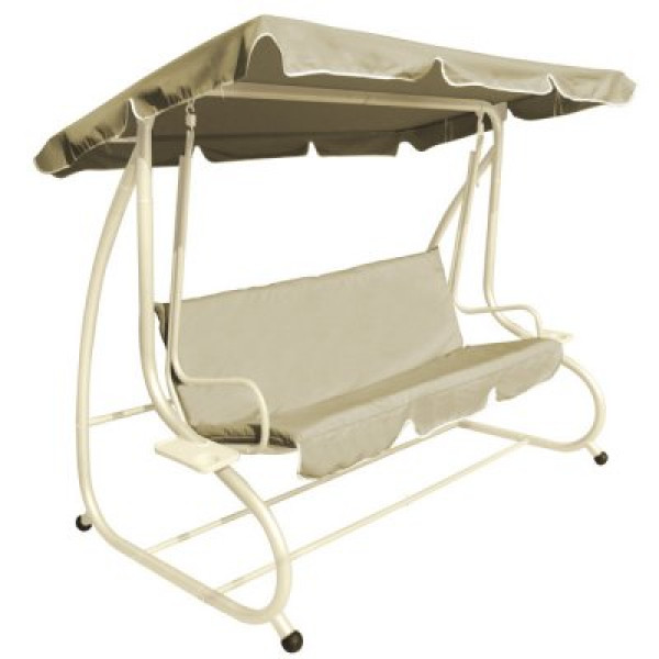 foto del prodotto dondolo reclinabile cm. 230 x 120 x h.165 - ecru