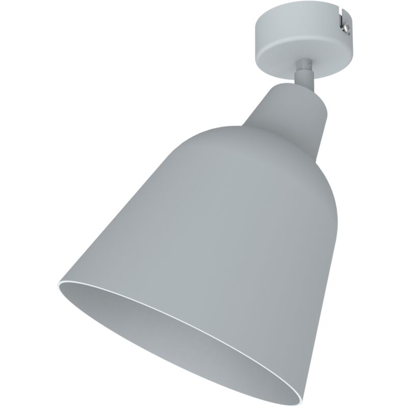 foto del prodotto dong plafoniera, 1x e27, max 42w, metallo, grigio, d.16cm lumicom