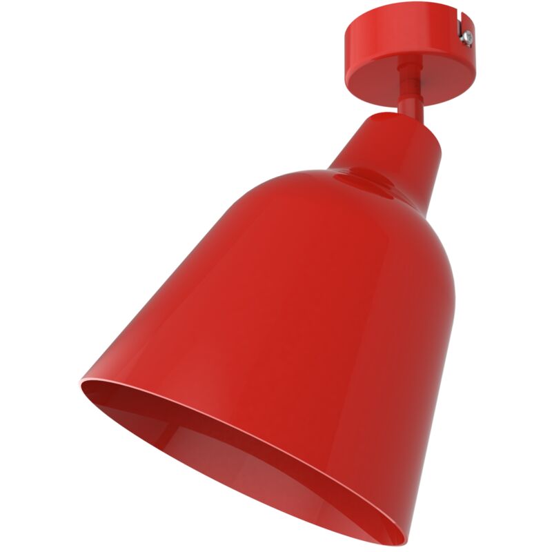 immagine 0 del prodotto dong plafoniera, 1x e27, max 42w, metallo, rosso lucido, d.16cm lumicom