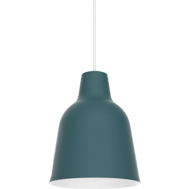 immagine 0 del prodotto dong sospensione, 1x e27, max 42w, metallo, blu mediterraneo bianco, d.16cm lumicom