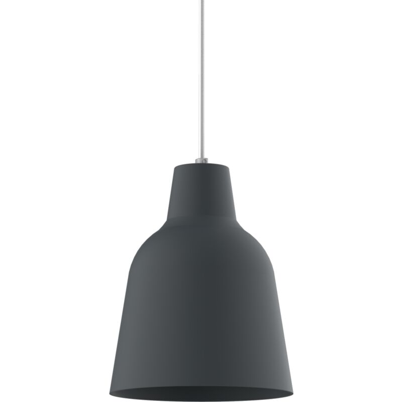 foto del prodotto dong sospensione, 1x e27, max 42w, metallo, grigio antracite, d.16cm lumicom