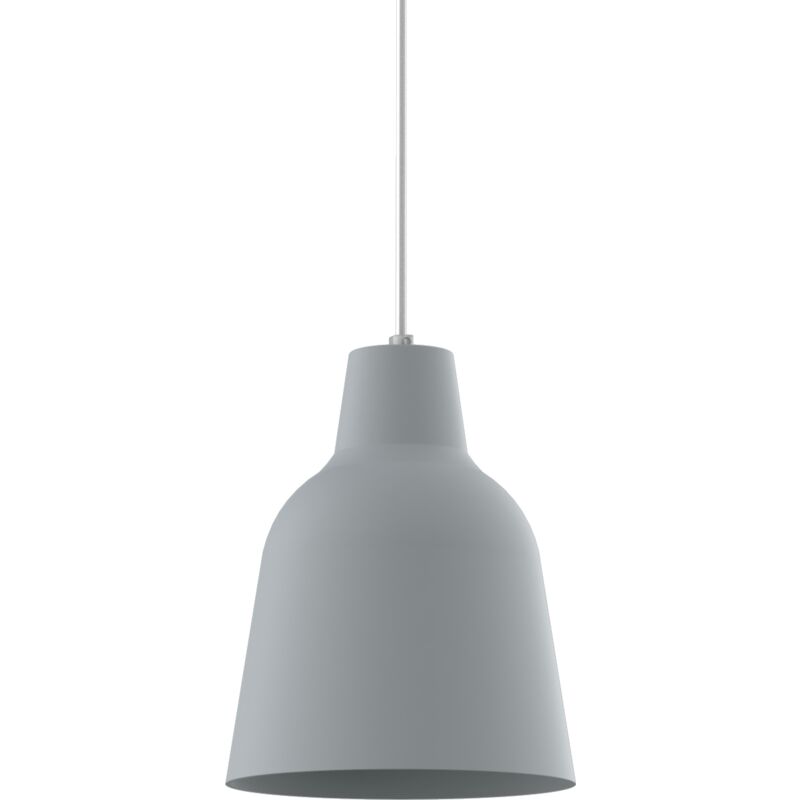 foto del prodotto dong sospensione, 1x e27, max 42w, metallo, grigio, d.16cm lumicom