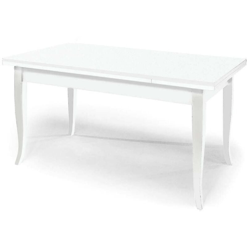foto del prodotto donny - tavolo consolle allungabile in legno massello cm 80 x 120/160/200
