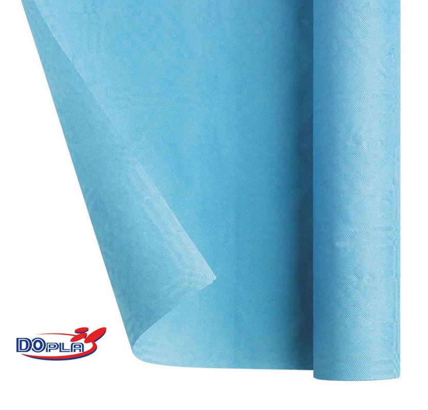 foto del prodotto dopla tovaglia rotolo 120x700cm azzurra