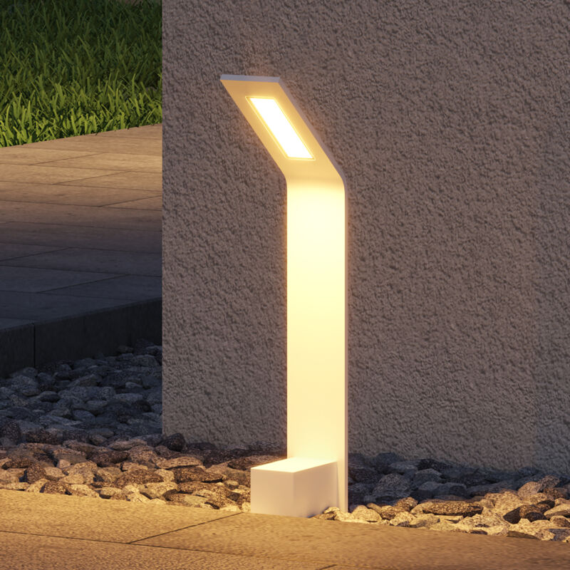 foto del prodotto doporro lampione da giardino 3000k, luminoso da giardino ip65 paletti esterni led 12.8x9.8x40.8cm in alluminio per giardini, parchi, aree