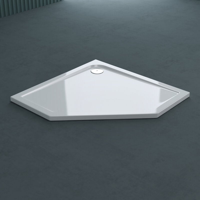 foto del prodotto doporro piatto doccia 90x90x4cm in acrilico faro5w, forma quadrato, bianco bianco