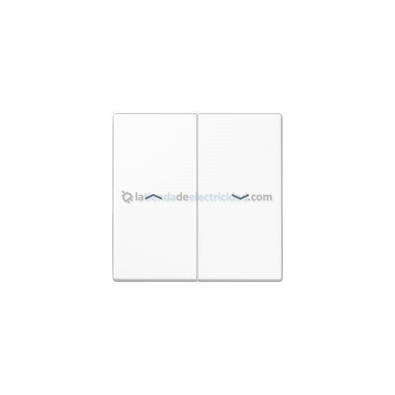 foto del prodotto doppia chiave per interruttore o pulsante di scatto white jung ls 995 p ww