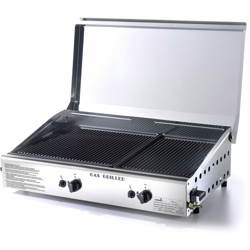 foto del prodotto doppia piastra di cottura in ghisa a gas gpl ompagrill plancha double 4069 cover