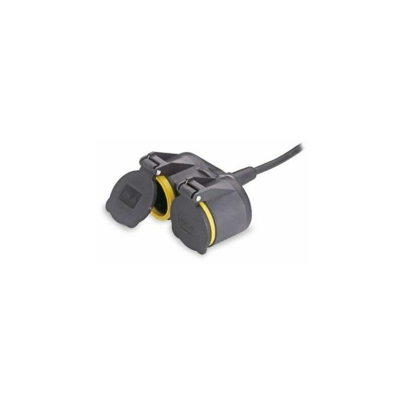 foto del prodotto doppia spina con cappucci per cavo a crimpare ip44 gsc 0503302