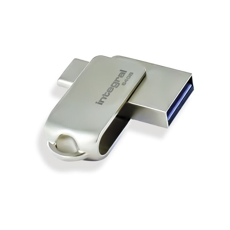 foto del prodotto doppia unit flash usb 3.0 e usb c 64 gb
