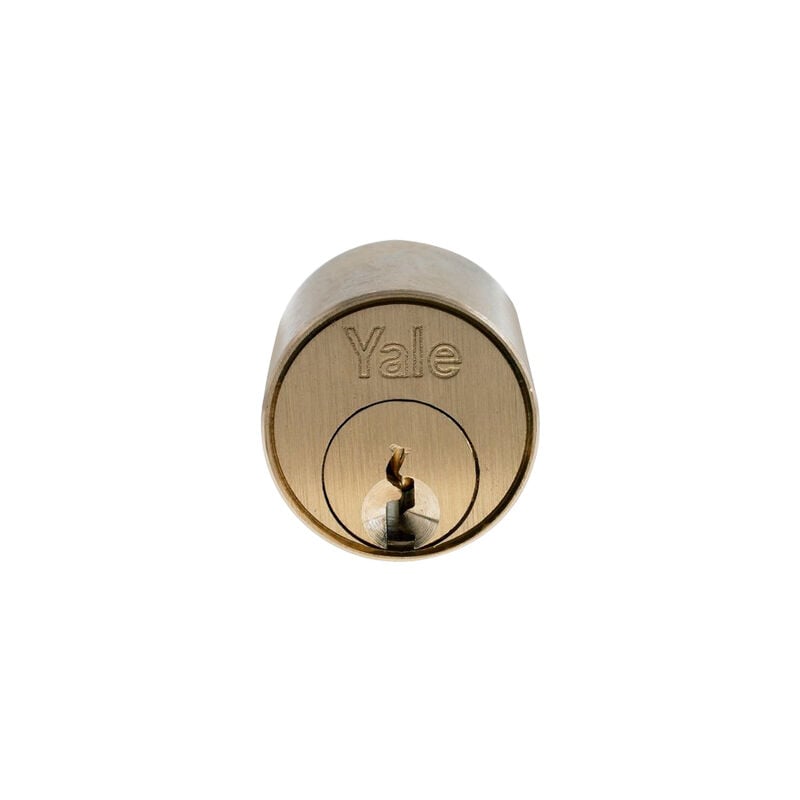 foto del prodotto doppio cilindro esterno fisso da applicare in ottone 2252 mm.25x20 mm.25x52 per serrature 6808