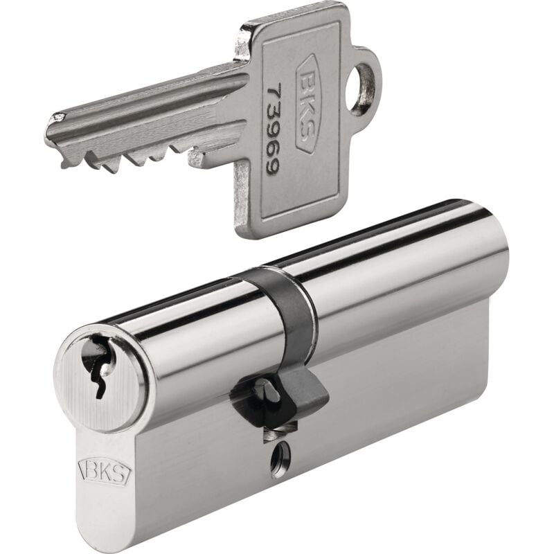foto del prodotto doppio cilindro profilato pz 8812 40 65mm nug entrambi numero di chiavi 3 chiavi diverse bks