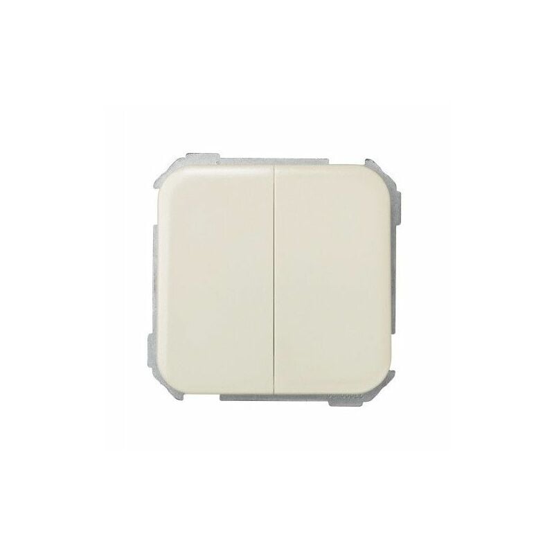 foto del prodotto doppio interruttore avorio simon 31398 31