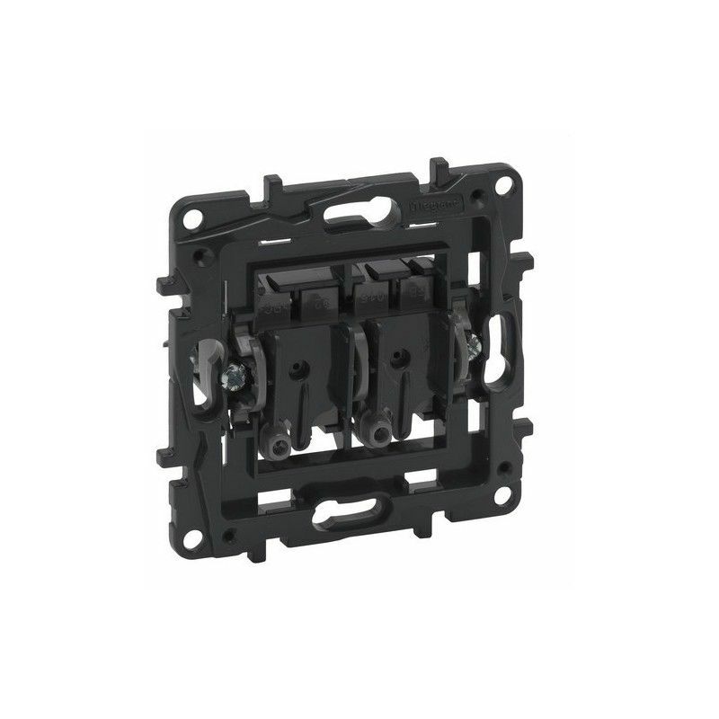 immagine 0 del prodotto doppio interruttore nilo step 10ax 250v legrand 864005