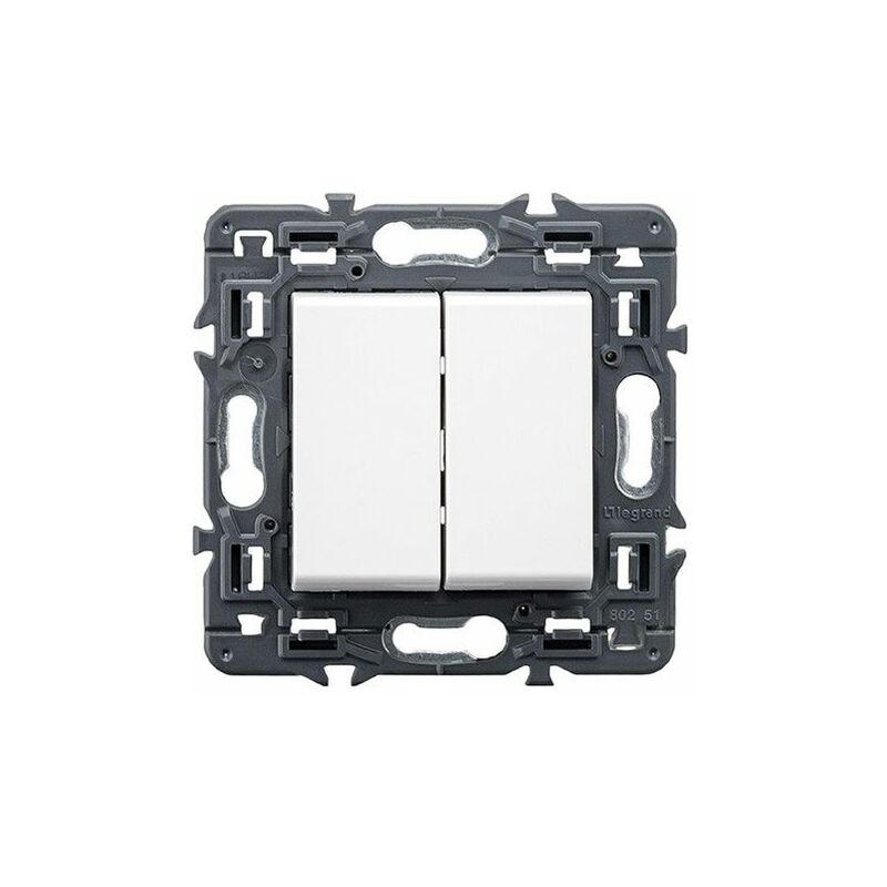 immagine 0 del prodotto doppio interruttore valena next 1p 10a bianco legrand 741244