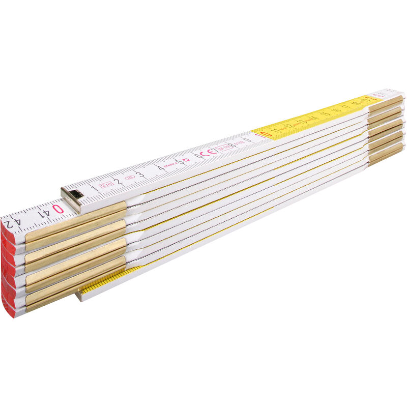 foto del prodotto doppio metro bianco giallo stabila 617 w