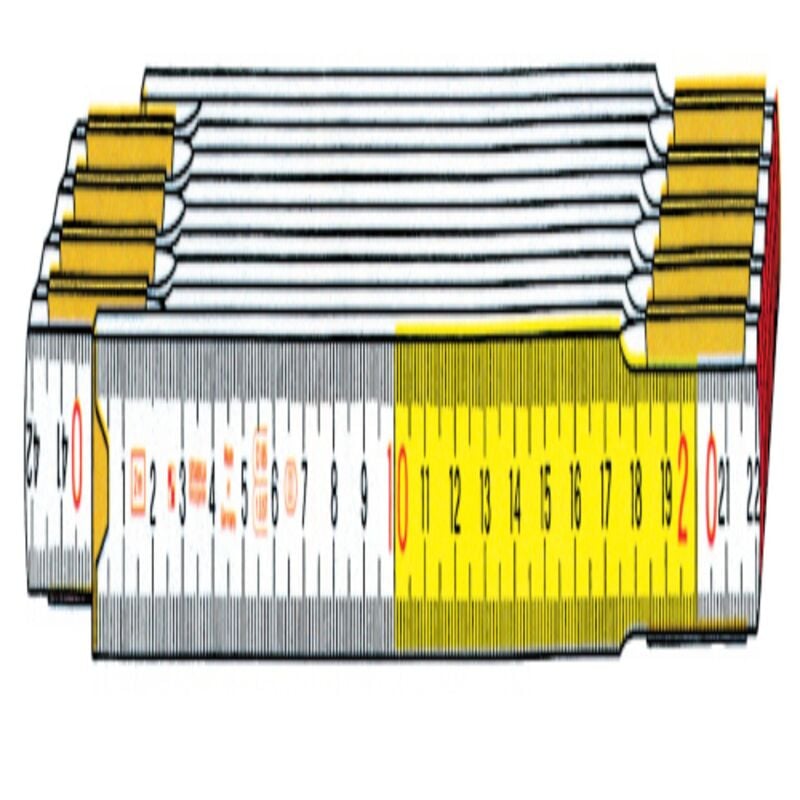 foto del prodotto doppio metro bianco/giallo stabila /717. prezzo per 1 pezzo.