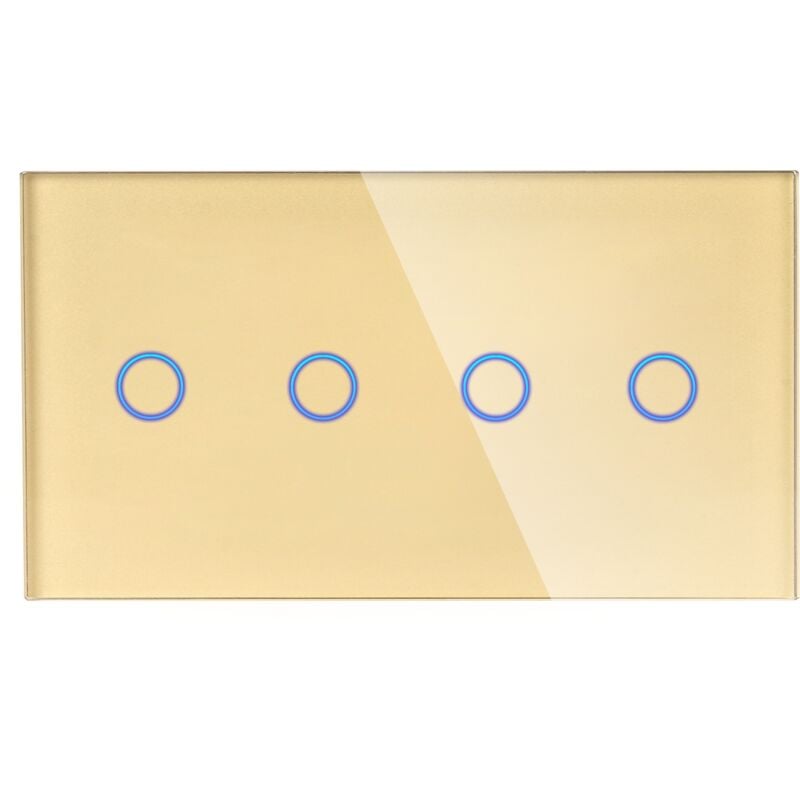 foto del prodotto doppio pannello in vetro 2g2g gold dc smart home