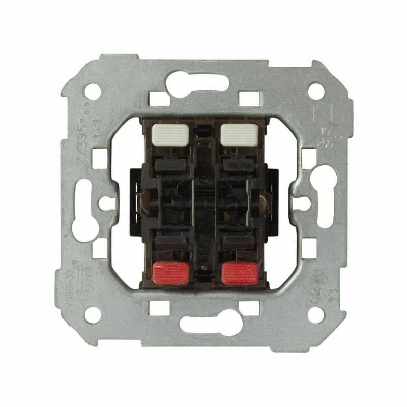 foto del prodotto doppio pulsante 2 ingressi 2 uscite simon 75396 39