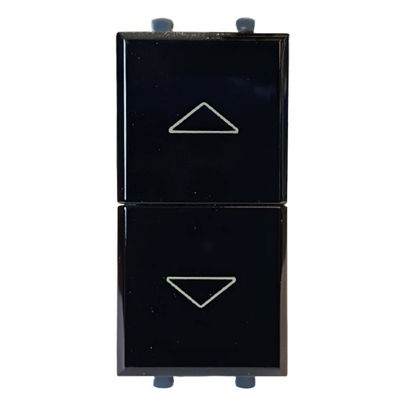 foto del prodotto doppio pulsante ave life sistema 44 1p 10a senza interblocco 442056f