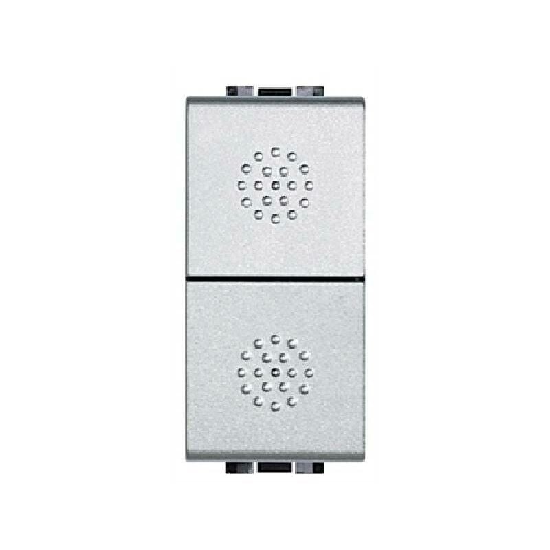 foto del prodotto doppio pulsante bticino livinglight 16a tech nt4036