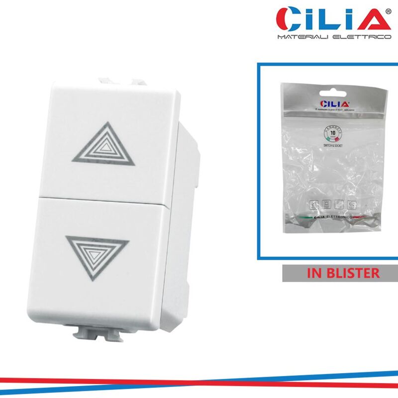 foto del prodotto doppio pulsante mtx bianco cilia