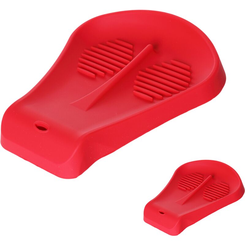 foto del prodotto doppio riposo utensile in silicone set di 2