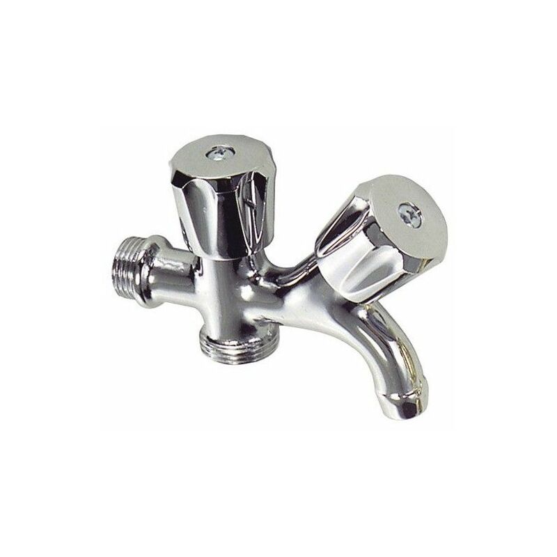 foto del prodotto doppio rubinetto lavatrice 1 2 