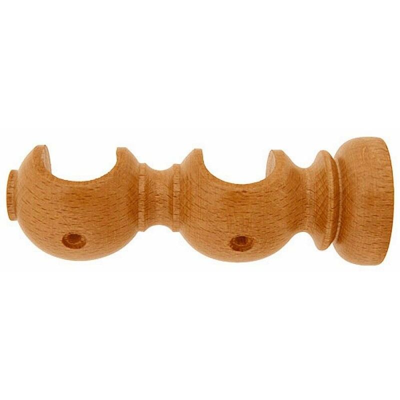 foto del prodotto doppio supporto aperto liscio in legno 20x118 mm. teak