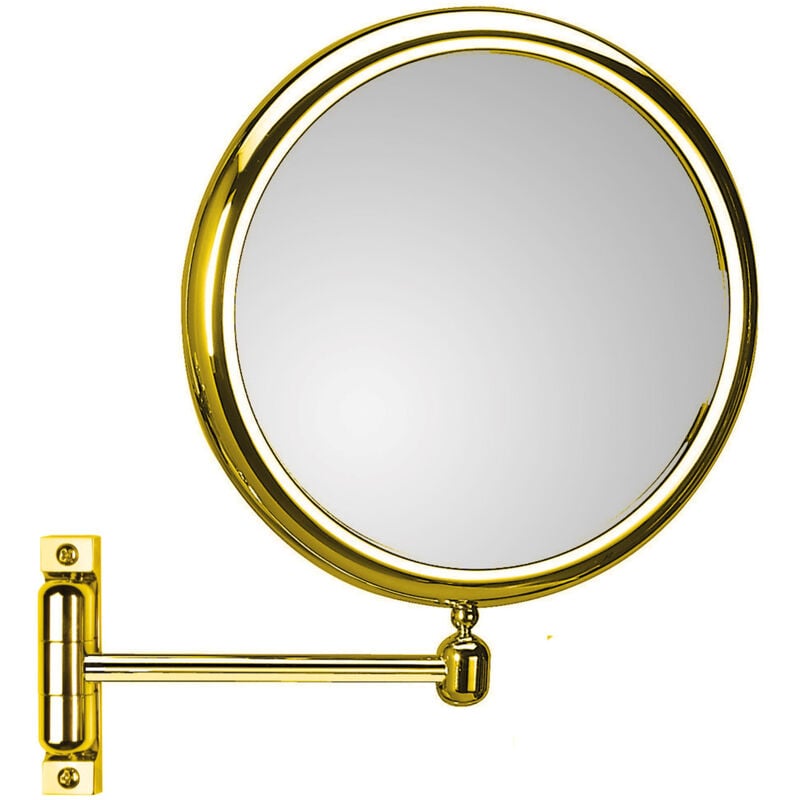 foto del prodotto doppiolo 40 1g2 specchio parete senza luce oro x2 oro codice prod 40 1g2 koh i noor