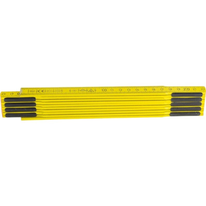 foto del prodotto doppiometro legno acero giallo 10 aste maurer