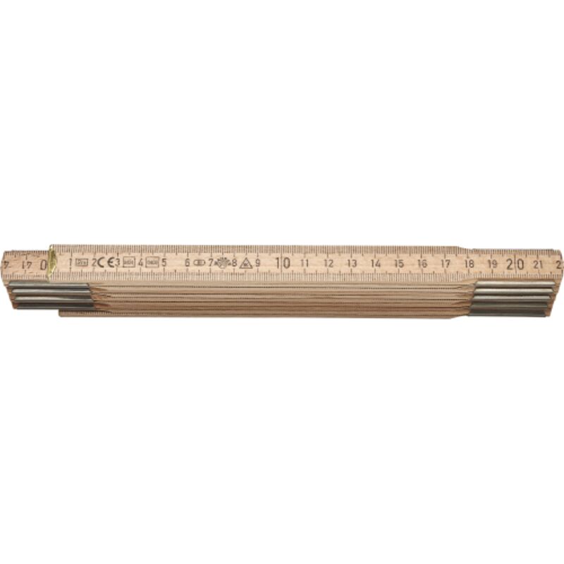 foto del prodotto doppiometro legno acero naturale 10 aste maurer