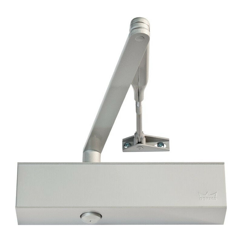 foto del prodotto dorma chiudiporta a forbice ts 83 bc d dc sv argento en 3 6 ritardo di chiusura senza collegamento