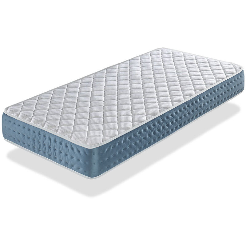 foto del prodotto dormalit materasso memory matrimoniale 105x190 junior luxor alto 22 cm, adattabile, ultra traspirante, ergonomico e ipoallergenico