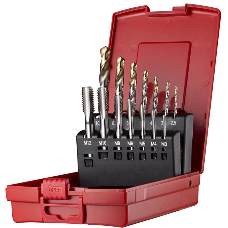 foto del prodotto dormer hand tap drill set, set of 14
