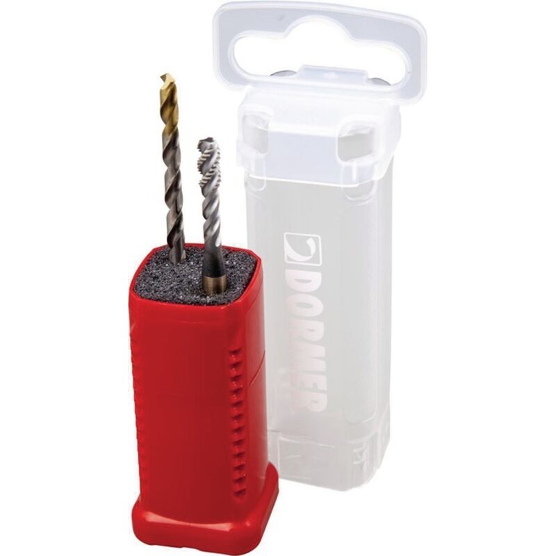 foto del prodotto dormer - set di maschi a macchina n. 11 cn l001 m6 scatola in plastica hss-e pm 2 pezzi