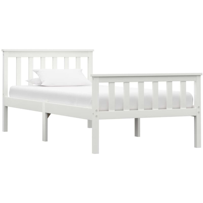 foto del prodotto dormeuse estraibile senza materasso bianca legno pino 100x200cm vidaxl