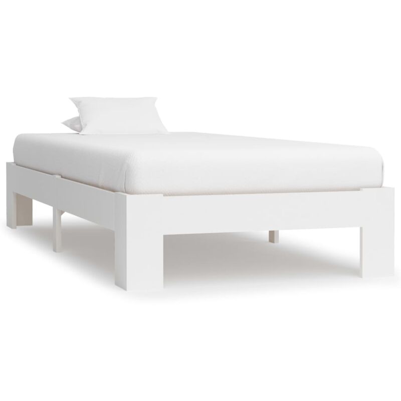 foto del prodotto dormeuse estraibile senza materasso bianca legno pino 90x200 cm vidaxl