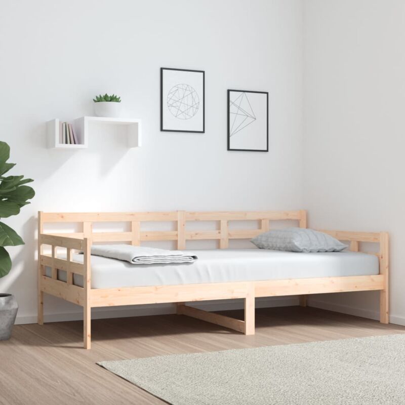 foto del prodotto dormeuse in legno massello di pino 90x190 cm vidaxl