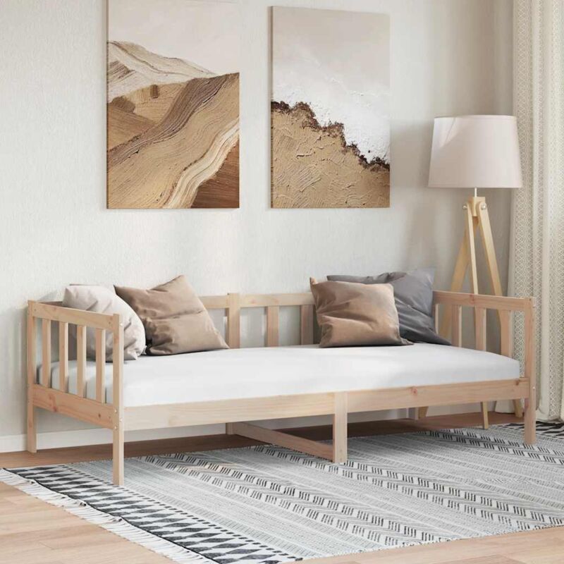 foto del prodotto dormeuse in legno massello di pino 90x200 cm vidaxl