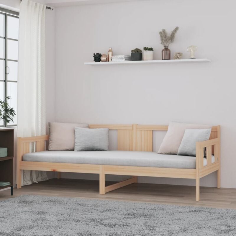foto del prodotto dormeuse in legno massello di pino 90x200 cm vidaxl