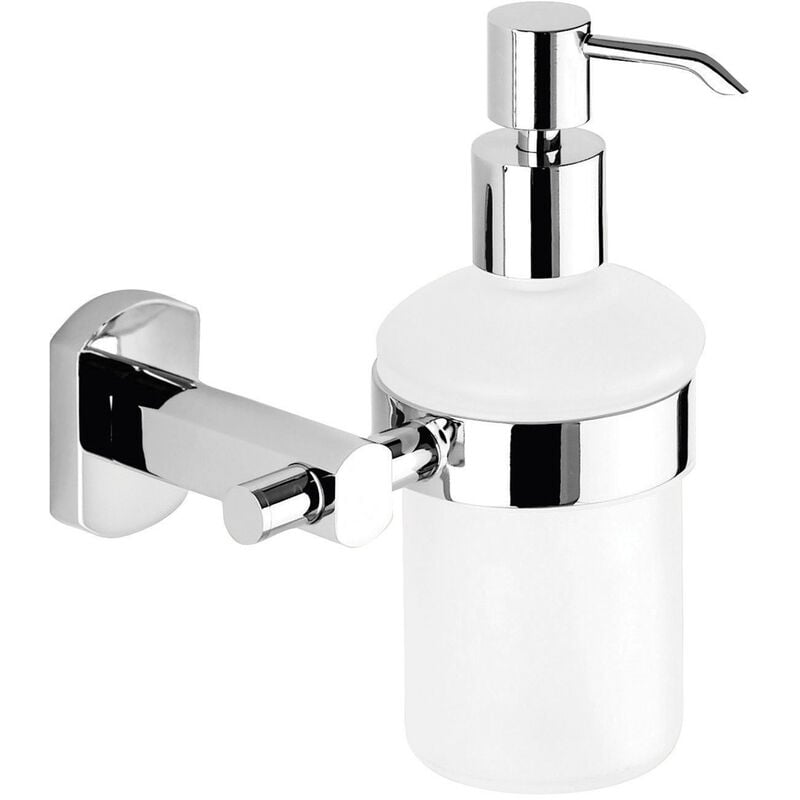immagine 0 del prodotto dosasapone con erogatore in metallo da muro in acciaio inox e cromall ep81 gedy serie edera plus cromato