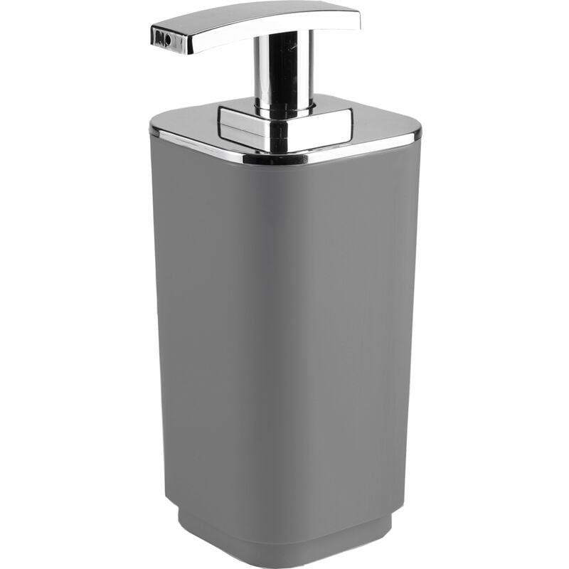 foto del prodotto dosasapone grigio seventy pompetta cromo gedy gedy
