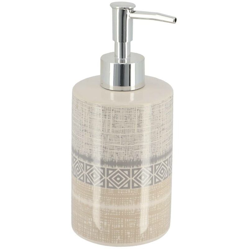 foto del prodotto dosatore di sapone rotondo stampato in dolomite 320 ml emozione tendance