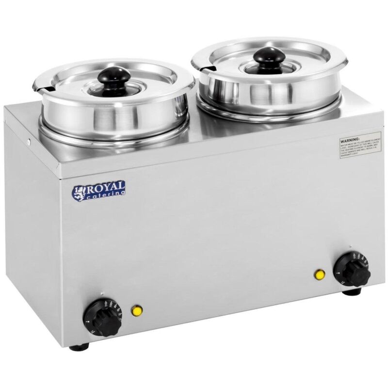 foto del prodotto dosatore per zuppe 2 x 2,75 litri 300 watt acciaio inox 140000149