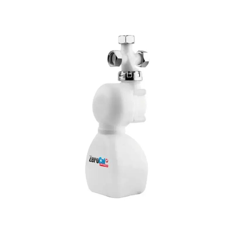 foto del prodotto dosatore proporzionale anticalcare a ricarica liquida per caldaie modello zerocal pro dual universale 1 2 attacco orientabile orizzontale e