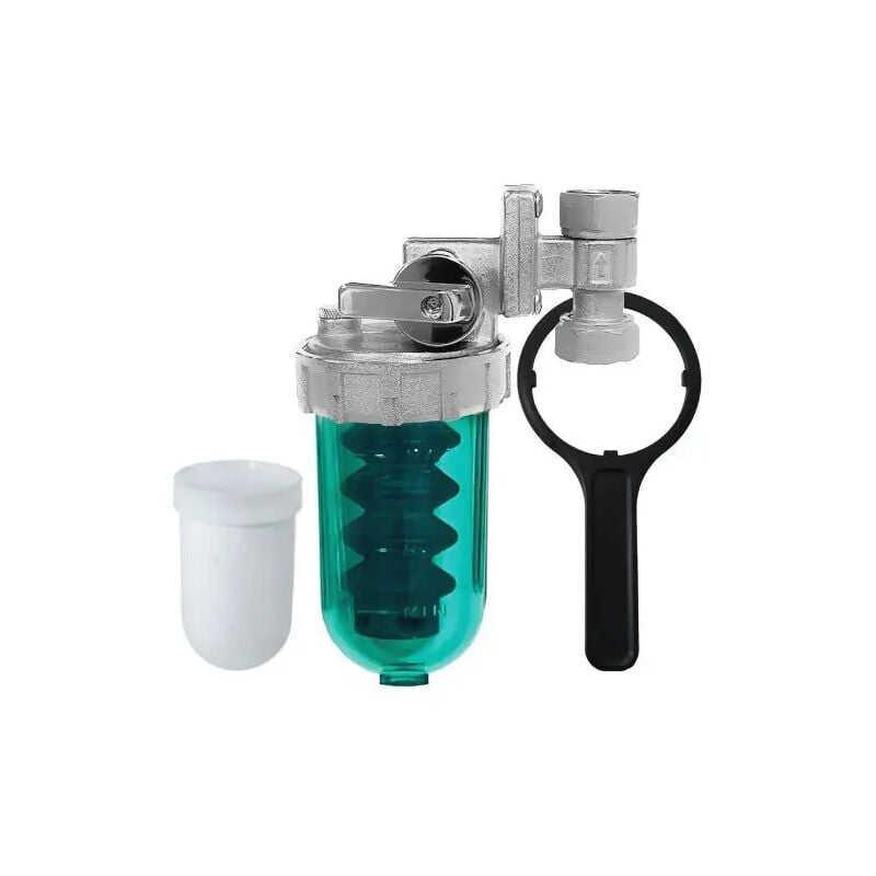 foto del prodotto dosatore proporzionale di polifosfati femmina femmina 1 2' modello ciao cal fisso con valvola stop femmina - femmina 1 2' acquapura